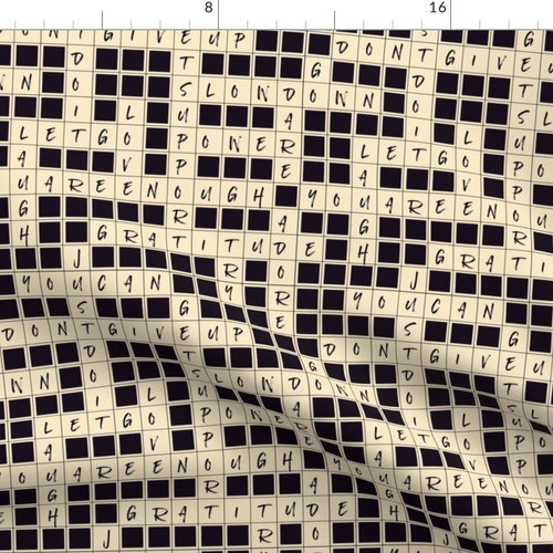 affirmation crossword puzzle fabric crosswords affirmations etsy affirmation crossword puzzle fabric crosswords affirmations etsy