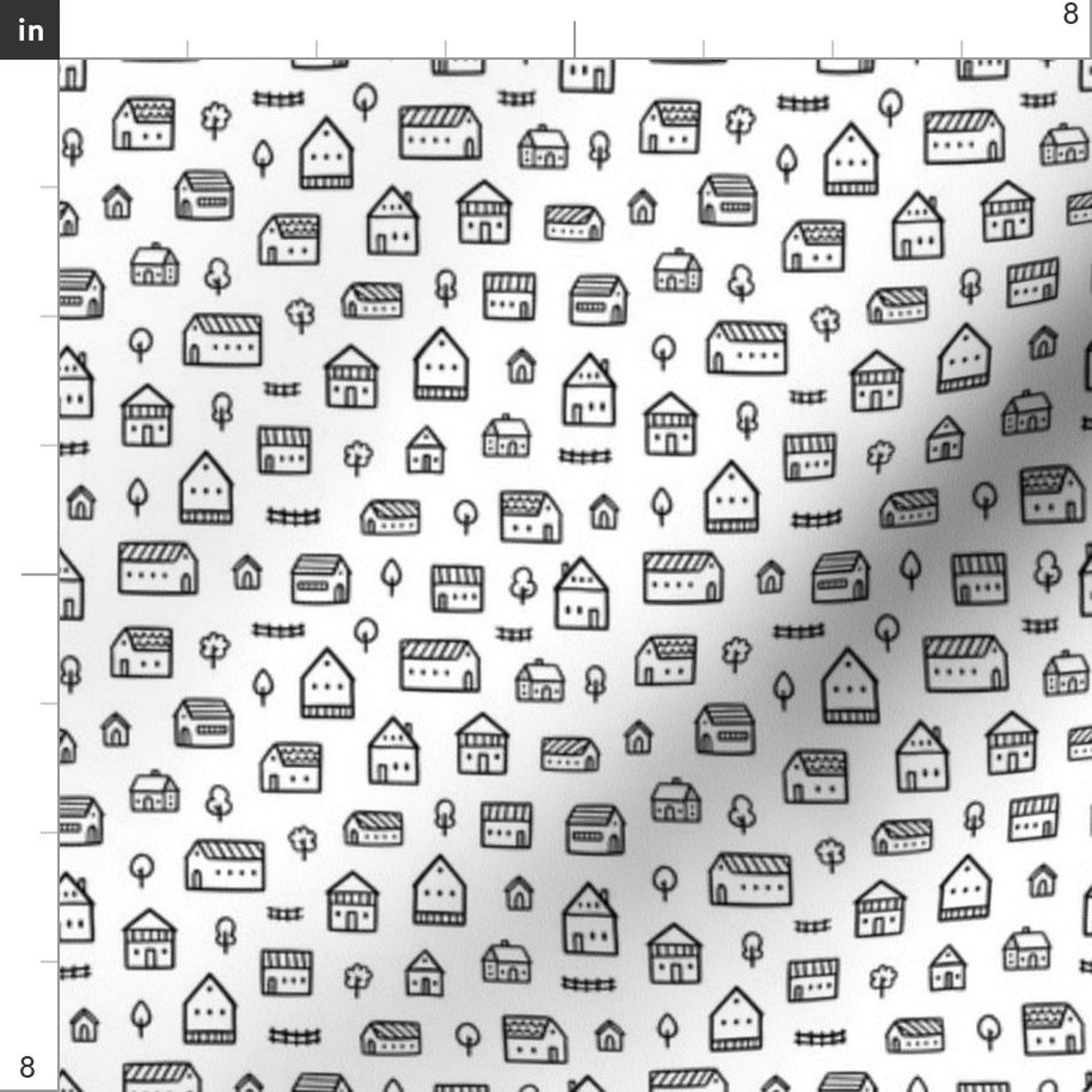 City Fabric City Houses by Stolenpencil City Houses Etsy