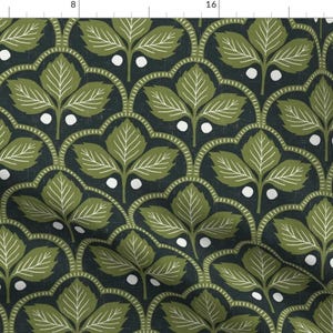 Poison Ivy Fabric - Leaves Of Three Let Them Be by scarlet_soleil - Dark Green Weeds Botanical Camping  Fabric by the Yard by Spoonflower