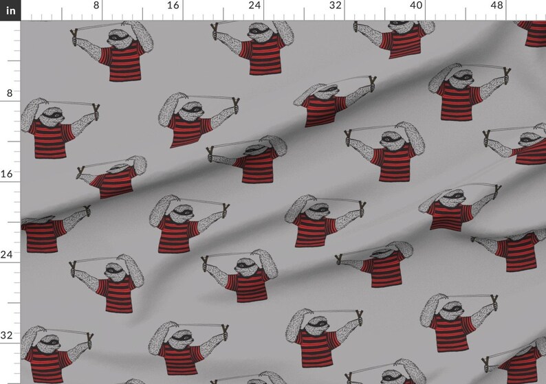 Sloth Fabric Sloth With Sling Shot By Bella Modiste | Etsy