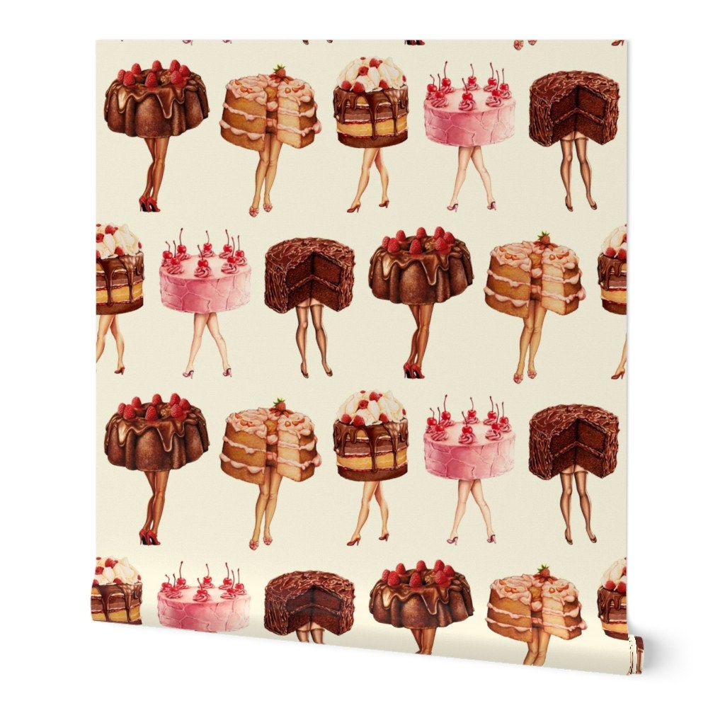 Pin up Girl Cake Wallpaper Cake Pinups by Kellygilleran Etsy