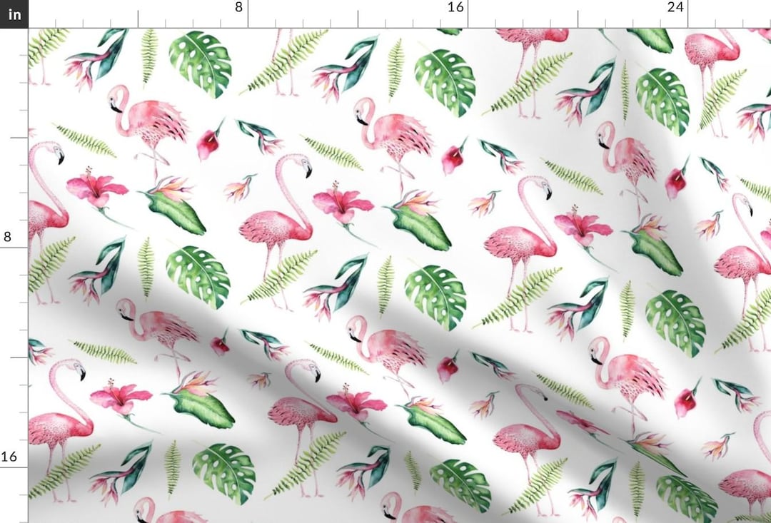 Tropic Fabric - Tropical Flamingo 4 by Peace Shop Summer Island ...