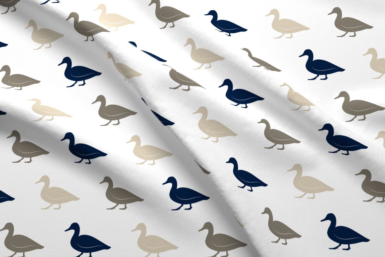 Duck Fabric Multi Duck Rustic Woods By Littlearrowdesign | Etsy