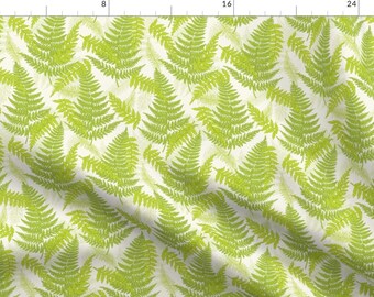 Botanical Fern Fabric - Botanical Ferns Spring By Diane555 - Summer Botanical Home Decor Cotton Fabric By The Yard With Spoonflower