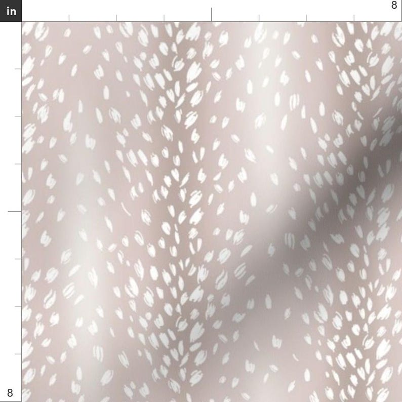 Fawn Fabric - Gentle Fawn By Nelvis Valenzuela - Beige Brown Neutral Animal Hide Deer Axis Baby Cotton Fabric By The Yard With Spoonflower image 3