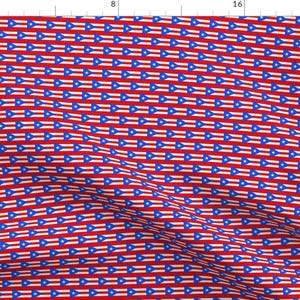 Puerto Rico Textile Pattern Puerto Rico Fabric Puerto Rico Flag Small by Flagfabric Puerto Rico ...