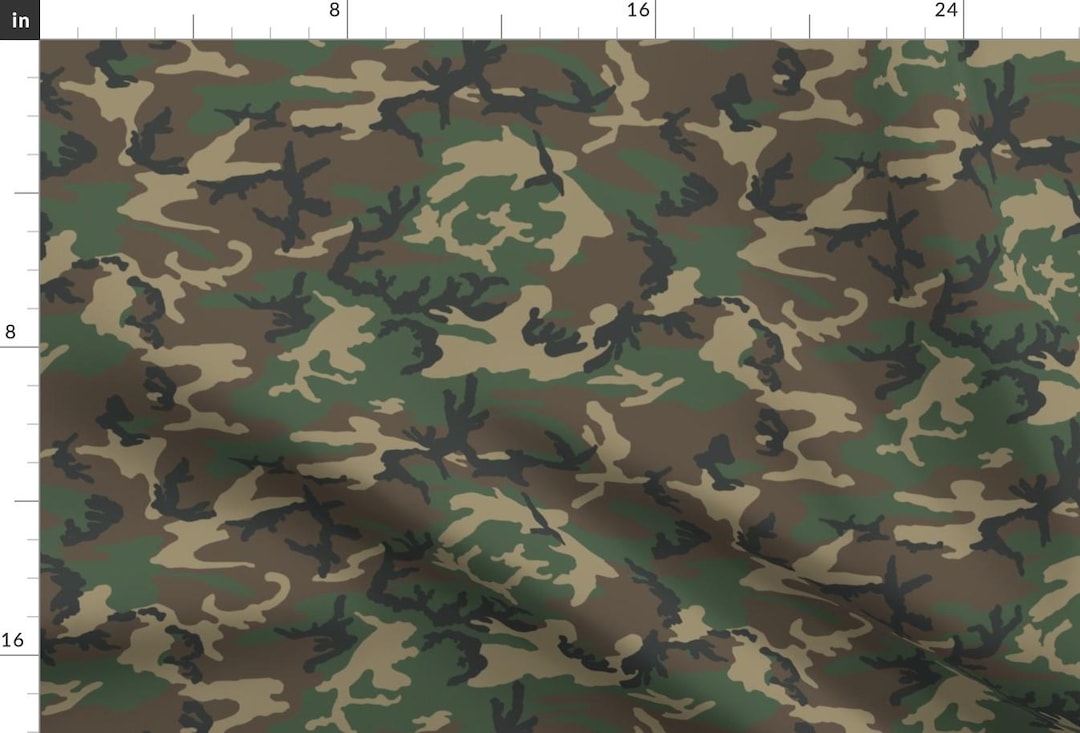 NITRAID  forest ARMY raidback®︎fabric US Military Woodland Camouflage Fabric 65