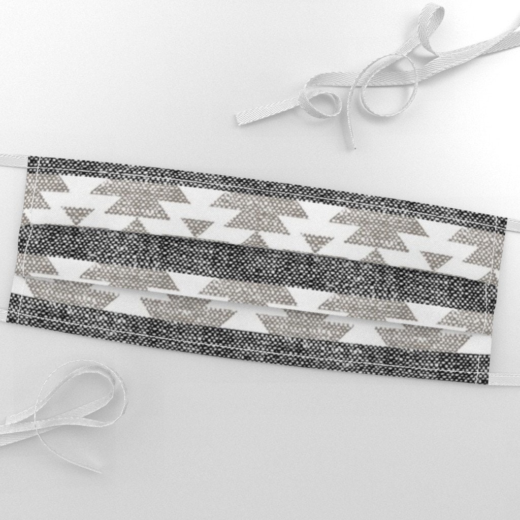 Aztec Fabric Woven Aztec Neutrals by Littlearrowdesign | Etsy