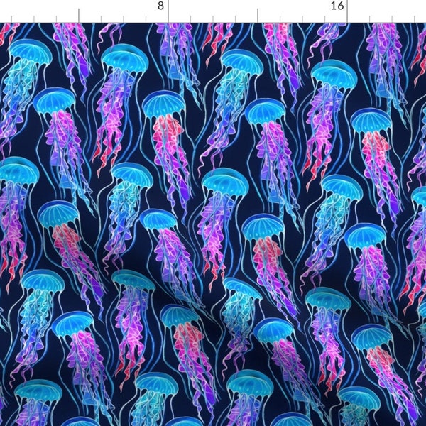 Jellyfish Fabric Etsy