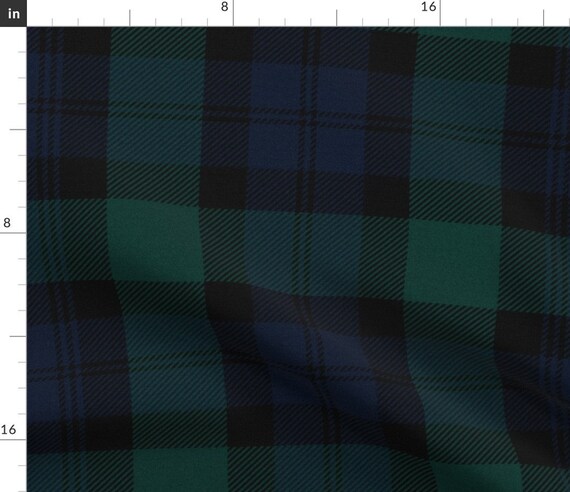 black watch tartan fabric by the yard