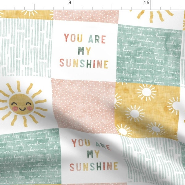 You Are My Sunshine Fabric - Etsy