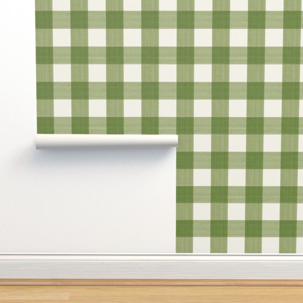 Buffalo Plaid Border Wallpaper - Etsy