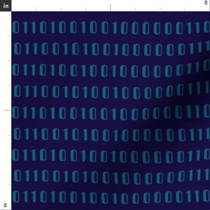 1s and 0s Fabric - Cuteness Binary by Lellobird - Binary Code Computer ...
