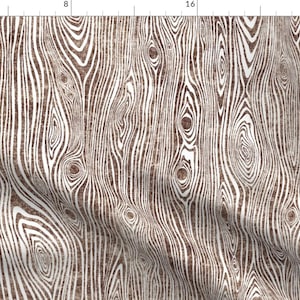 Woodgrain Fabric - Woodgrain Brown Driftwood Wooden By Rebecca Reck Art- Woodland Nursery Decor Cotton Fabric By The Yard With Spoonflower