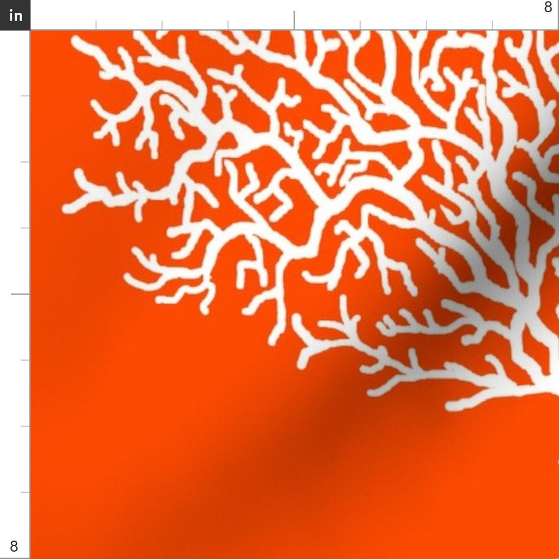 Coral Reef Fabric Coral Reef Orange