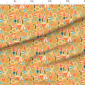 Badminton Rackets Yellow Fabric Badminton by Megdigdesign Badminton ...