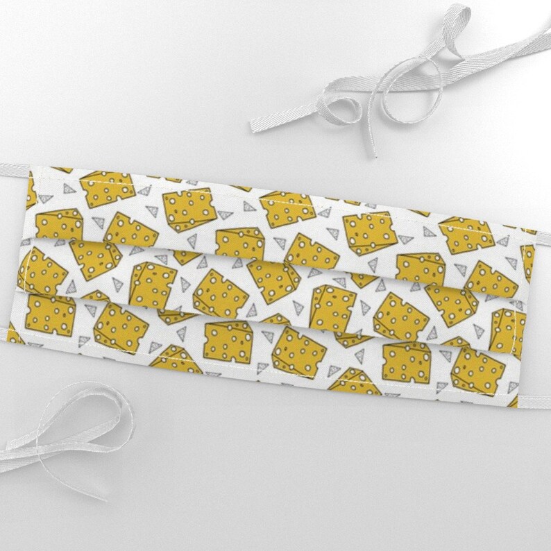 Food Fabric Cheese Fabric // Novelty Food Fabric Print Etsy