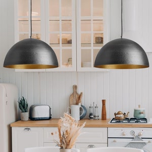 SET OF 2 Oxidized pendant Copper Patina Light,Copper Patina Lamp, Hanging Pendant Lighting, Kitchen Island Lighting, Ceiling Light Fixture.