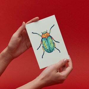Vibrant Beetle | Art Print