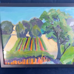 Plein Air original painting-framed!  19”x15”