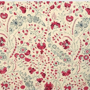 Soane Dianthus Chintz – Imari – Mutka Silk pillow cover/Made to order