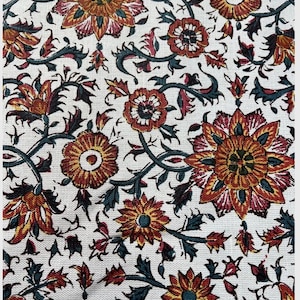 Soane Persian Flower Linen/Made to Order pillow cover