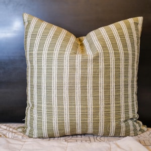 Penny Morrison Ticking Stripe pillow cover/Ready to ship/Both Sides
