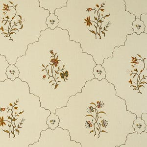 Soane Karun Thakar – Floral Lattice – Ocherous –  pillow cover/Made to order
