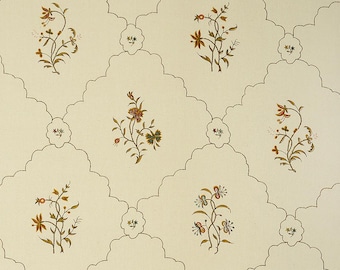 Soane Karun Thakar – Floral Lattice – Ocherous –  pillow cover/Made to order