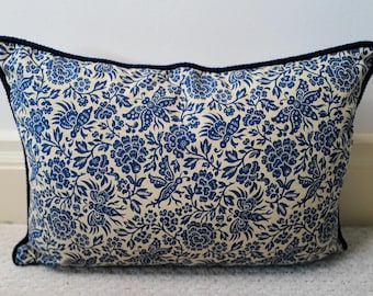 Robert Kime Mayflower/twisted cord handmade pillow cover 14x20”/Ready to ship