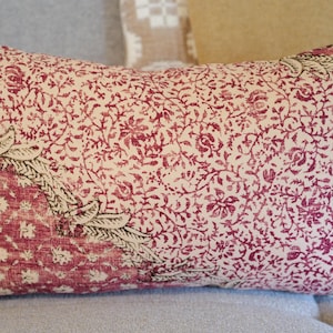Carolina Irving/Both Sides pillow - tassels /Ready to ship/insert included