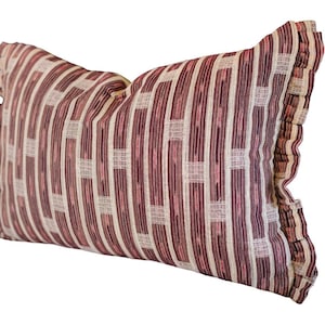 Penny Morrison Inca Vertical Stripe pillow cover/Ready to ship