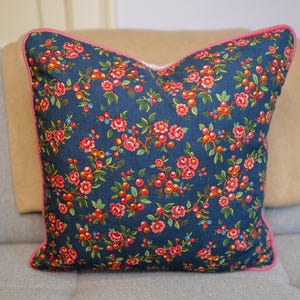 Décors Barbares pillow with piping/Ready to ship