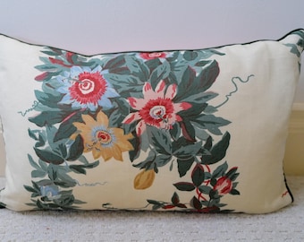 Jasper Malmaison pillow - piped /Ready to ship 14.5x23”/insert included