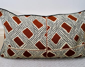 Pierre Frey Behanzin lines/samuel and sons 12x20 pillow - /Ready to ship
