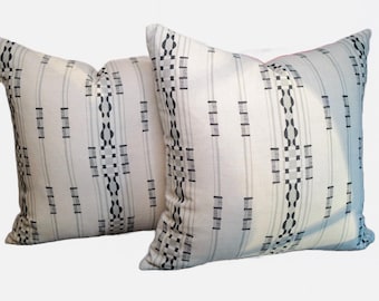 Pair Brook Perdigon 22” pillow covers/Ready to ship