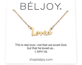 So Loved Word Necklace