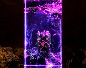 Zero Point Sprite from For.tnite Resin Lamp, Video game sprite, 3D Printed Fantasy Creatures, Unique Gift For Gamer, Christmas Gift