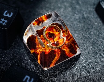 BUY 3 GET 1 Der Herr der Ringe Tastenkappe, Eye Artisan Tastenkappe, handgemachte Harz Tastenkappe, benutzerdefinierte Tastenkappe für mechanische Tastatur