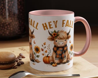 Hey Fall Mug, Fall Mug, , Autumn Mug, Fall Vibes, Fall Cups, Fall Season Mug, Gifts For Women, Thanksgiving Gifts, Coffee Mug, Autumn Vibes