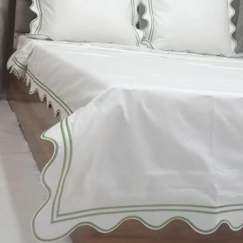Duvet Cover Pink and Green - Etsy
