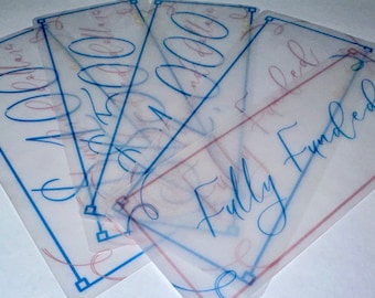 Espaces réservés laminés pour le rembourrage en espèces