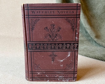 The Waverly Novels by Sir Walter Scott "Redgauntlet" 1879 Hardcover with Engravings