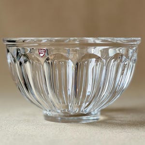 Vintage Orrefors Swedish Large 9.5” Crystal Bowl