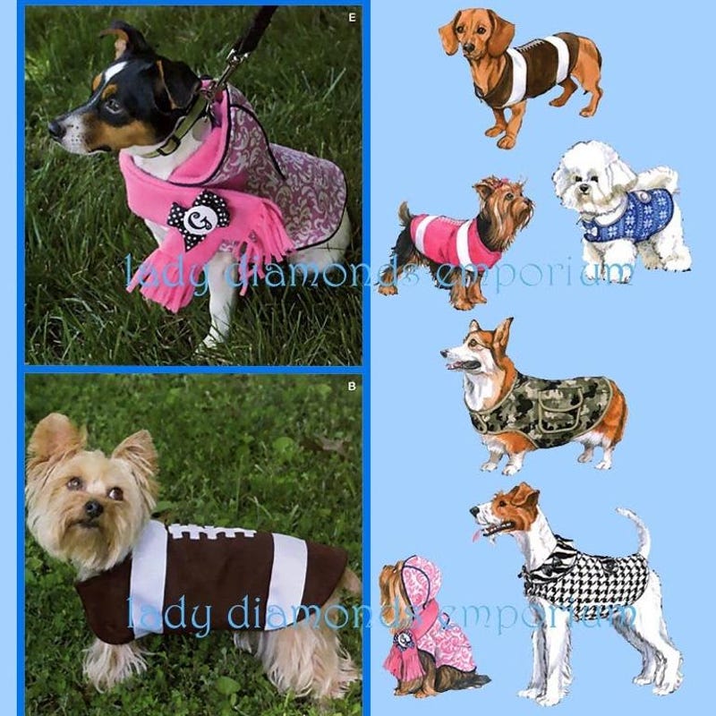 Dog Clothes Patterns Etsy