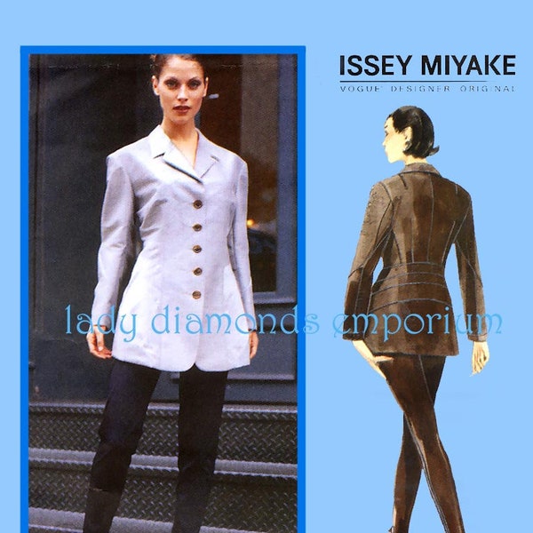 1990 es Issey Miyake Original, Loose Fitting Jacket & Leggings Pants Womens Größe 14 16 18 Vintage Sewing Pattern Vogue 1886 Uncut FF