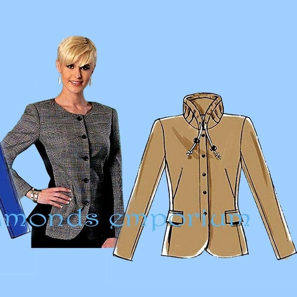 Palmer Pletsch Lined Jacket Blazer 3 Styles Color Block Option Womens size 8 10 12 14 16 Sewing Pattern McCalls 7024 Uncut FF