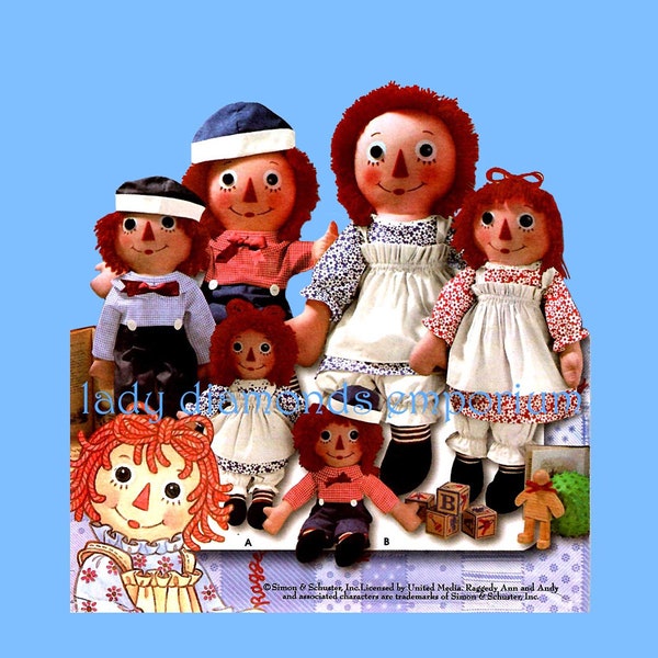 Raggedy Ann and Andy Crochet Pattern - Etsy