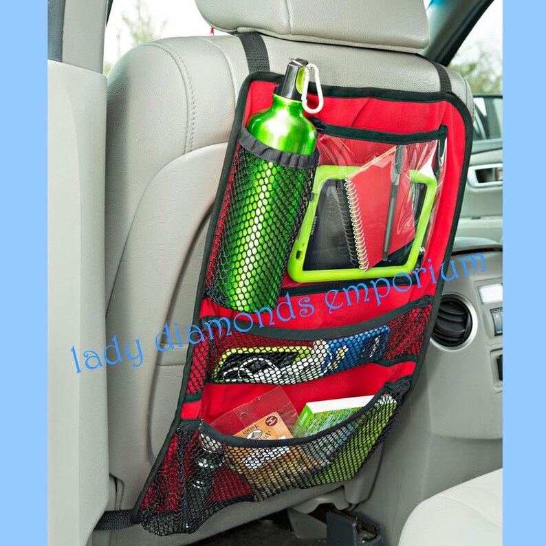 Car Seat Organizer Totes Craft Organizers Cosmetic Grocerie Etsy