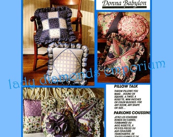 1990’s Novelty Throw Pillows Round Square for Any Room, Any Shape, Any Size Home Decorating Sewing Pattern McCalls 6501 Uncut